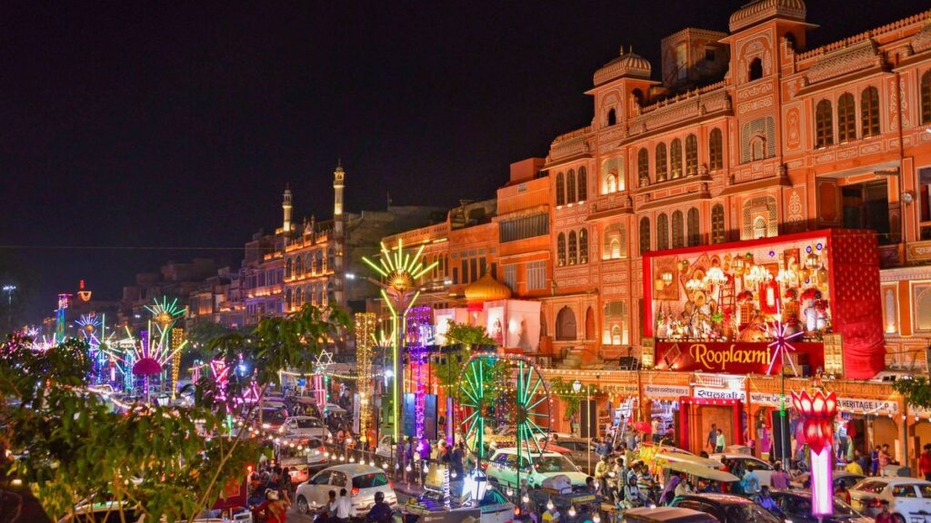 Jaipur in Diwali
